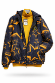 کاپشن مردانه وارداتی دو رو قد ۶۸سانت
