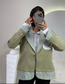 کت تک زنانه اسپرت مدل باکسی جنس کج راه