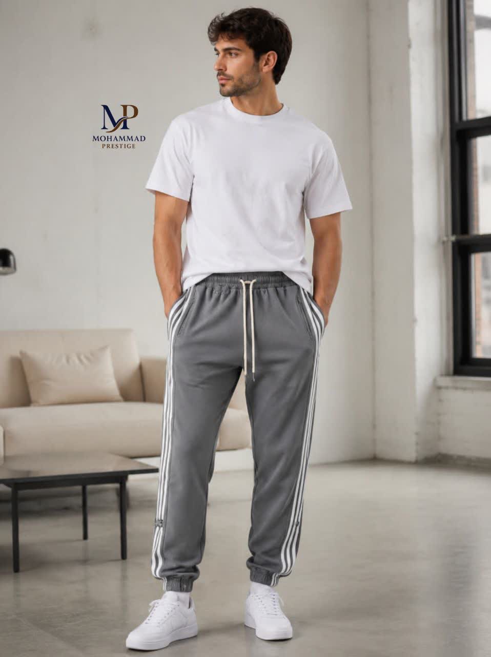 شلوار جاگر مردانه سه خط نوار