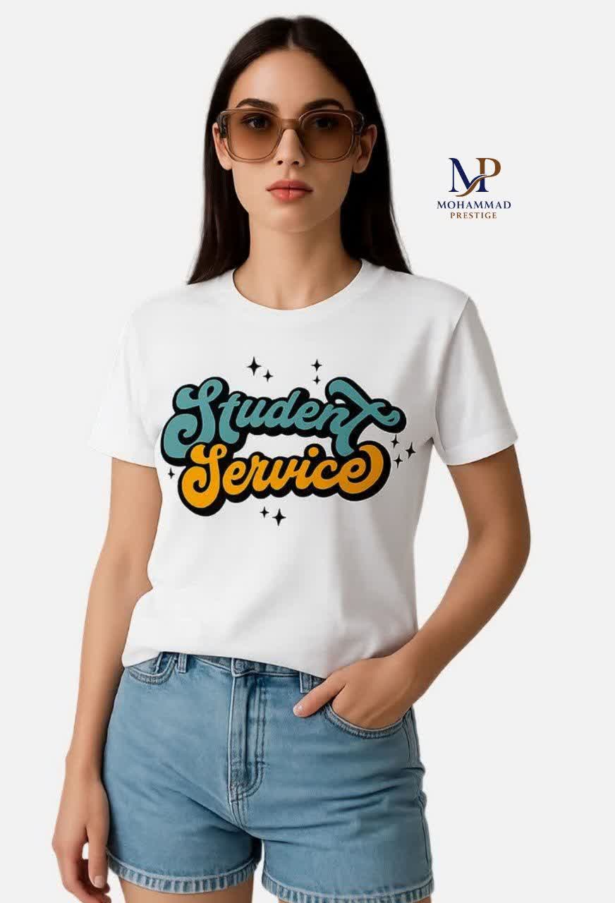 تیشرت زنانه اسپرت نخی